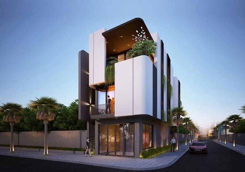 NHÀ PHỐ HIỆN ĐẠI 2 MẶT TIỀN